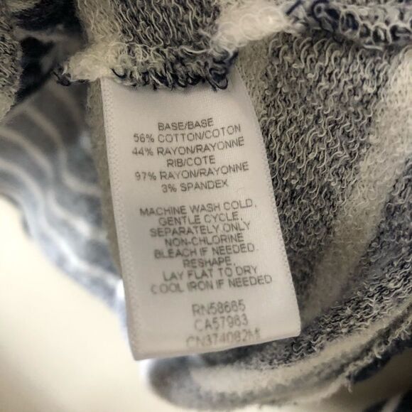 Caslon Stripe Boatneck Knot Front Sweater - Picture 7 of 7